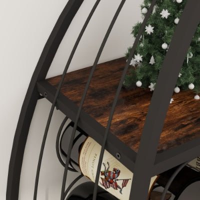 Sailboat - Shaped Wine Cabinet Rack Modern Nautical Bar Storage – Storage by American Wrangler